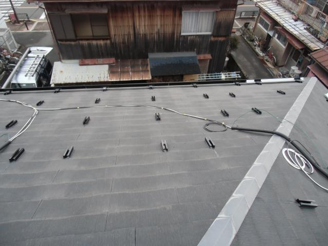 金具設置進行過程