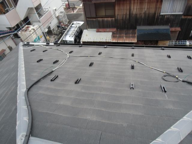 金具設置進行過程