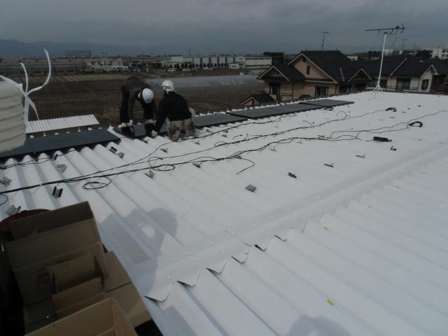 モジュール設置作業開始!