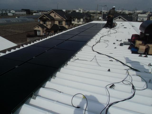 スムーズ過程にて、モジュール設置工程