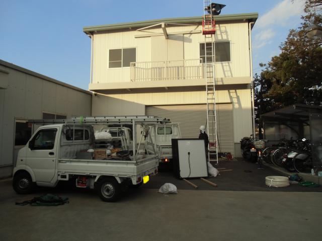 モジュール等の搬入開始!