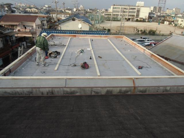 木枠固定基礎作業工程