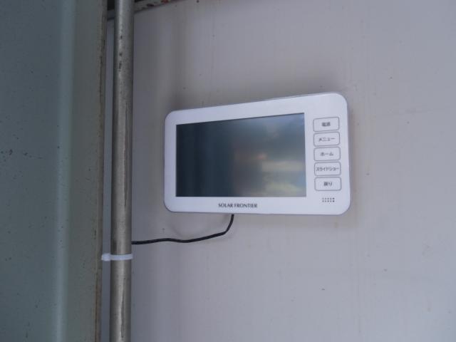 モニターパネル設置