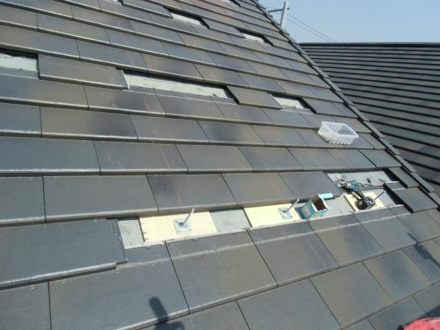 架台・支柱設置作業