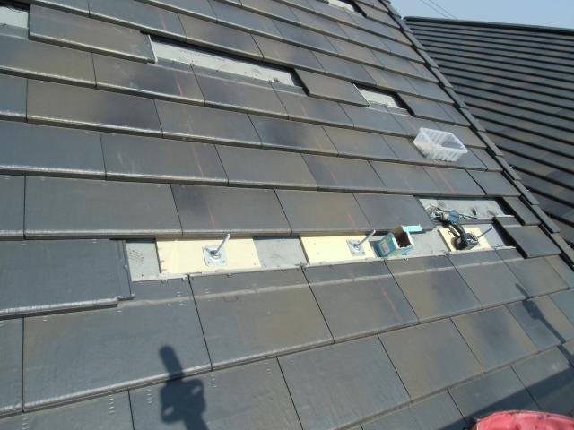 架台・支柱設置作業