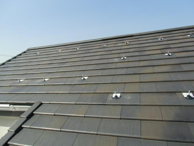 支柱等の配置作業工程