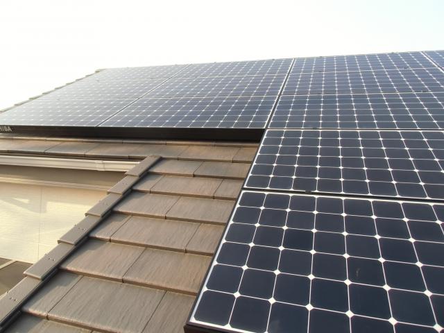 太陽電池モジュール設置
