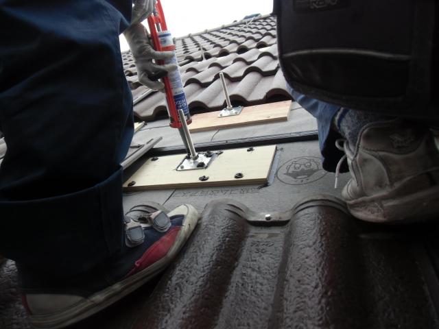 タルキに先行コーティング工程