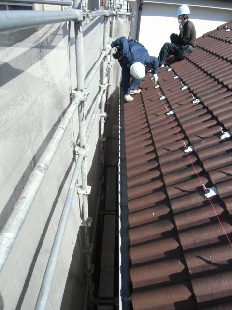 支柱・タルキのアンカーボルト固定する箇所算定作業