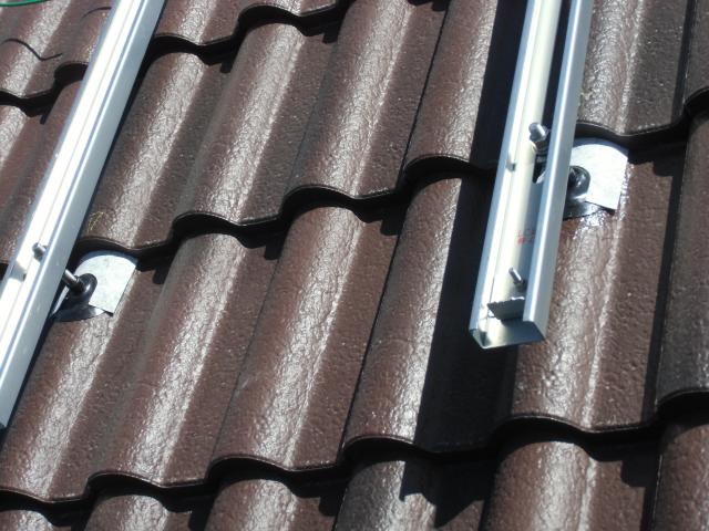 架台取付作業工程