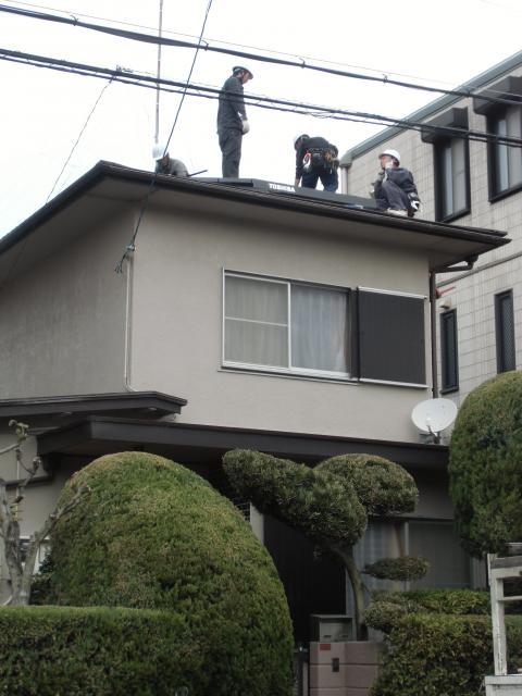 東芝モジュール設置工程