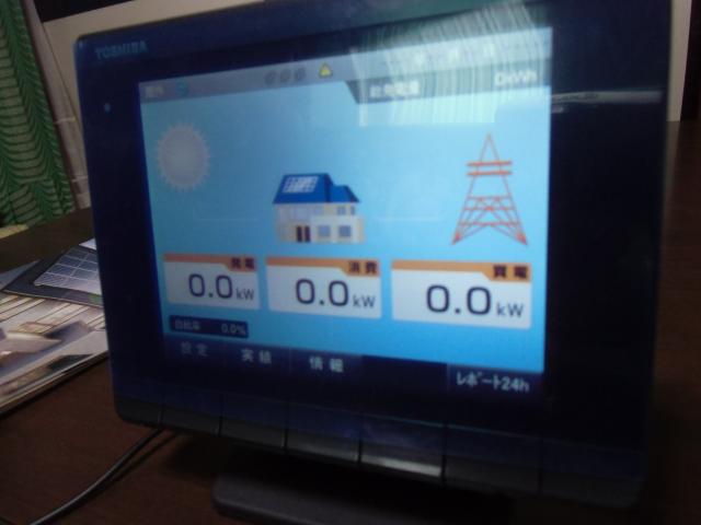 モニターパネル設置の表示開始